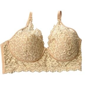 maidenform Lightly Lined convertible Lace Baralette 36D  DM1188 Br Coquette